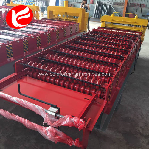 Corrugated aluminum panels roll forming machine